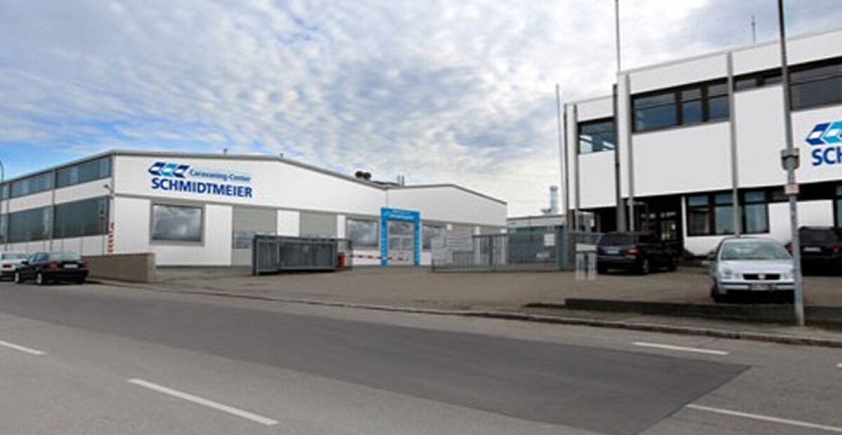Außenansicht des Firmensitzes in Steinenbronn