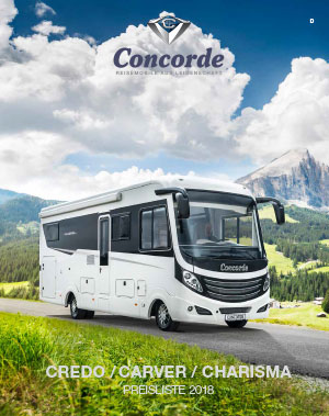 Concorde Credo Carver Charisma Preisliste 2018