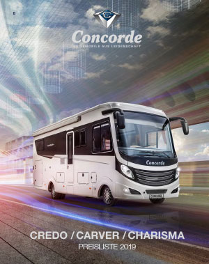 Concorde Credo Carver Charisma Preisliste 2019